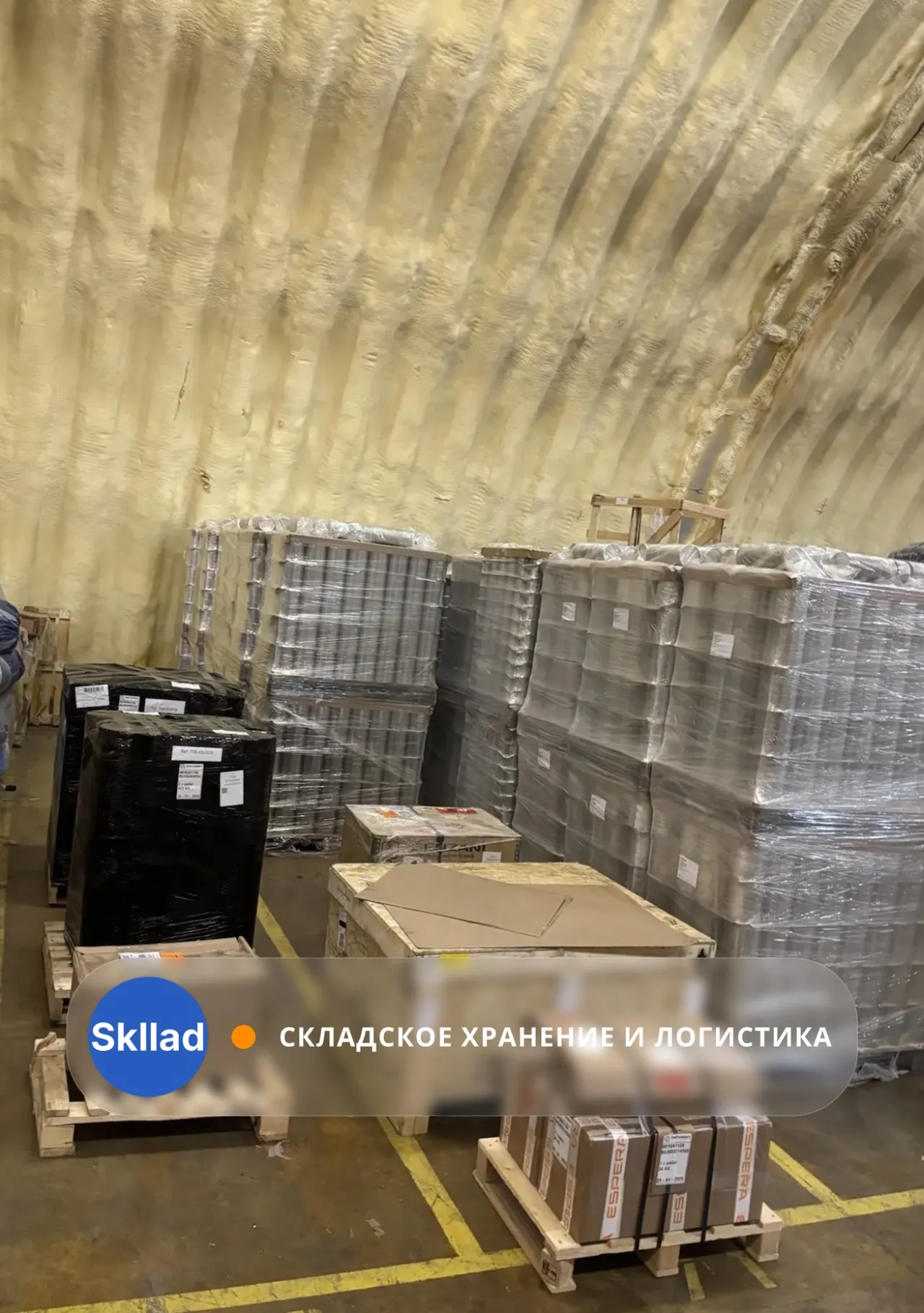 Перегрузили сборный груз из контейнера — Санкт-Петербург